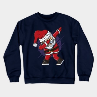 Funny Dabbing Santa Claus Crewneck Sweatshirt